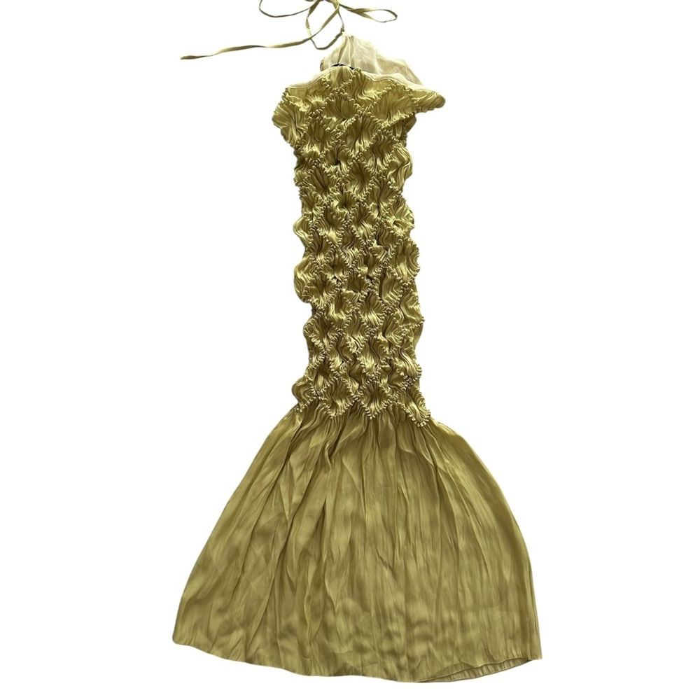 Ju-nna Sofia Halter Neck Diamond Pattern Shibori … - image 4